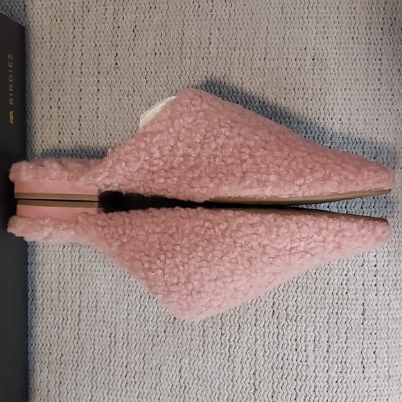 Birdies “The Lark” in Blush Faux-Shearling NIB - Picture 8 of 13